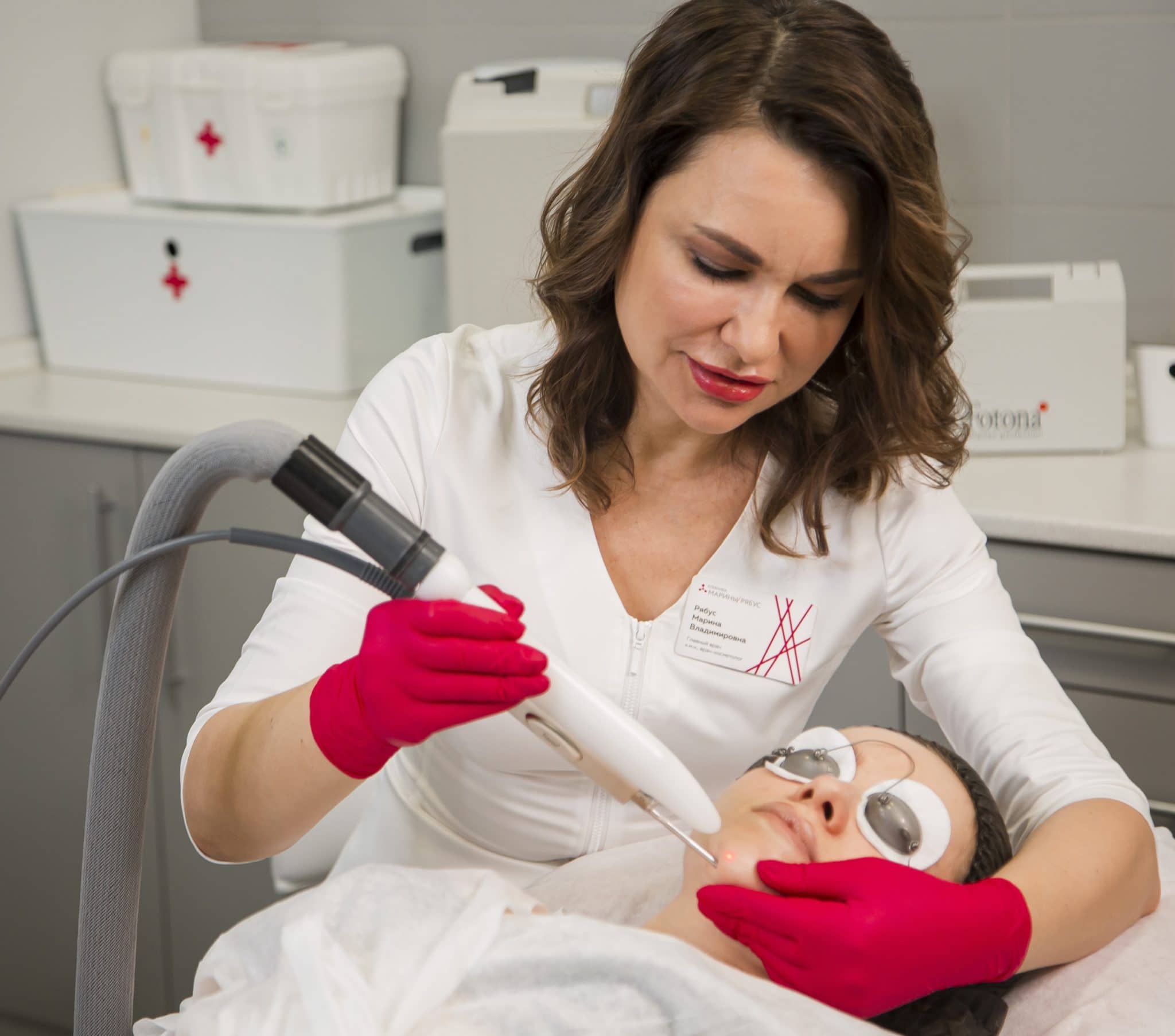 Удаление пигментных пятен лазером